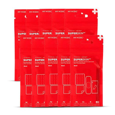 MY MEDIC - SuperSkin® Bandage 10-Pack Compact First Aid Solution