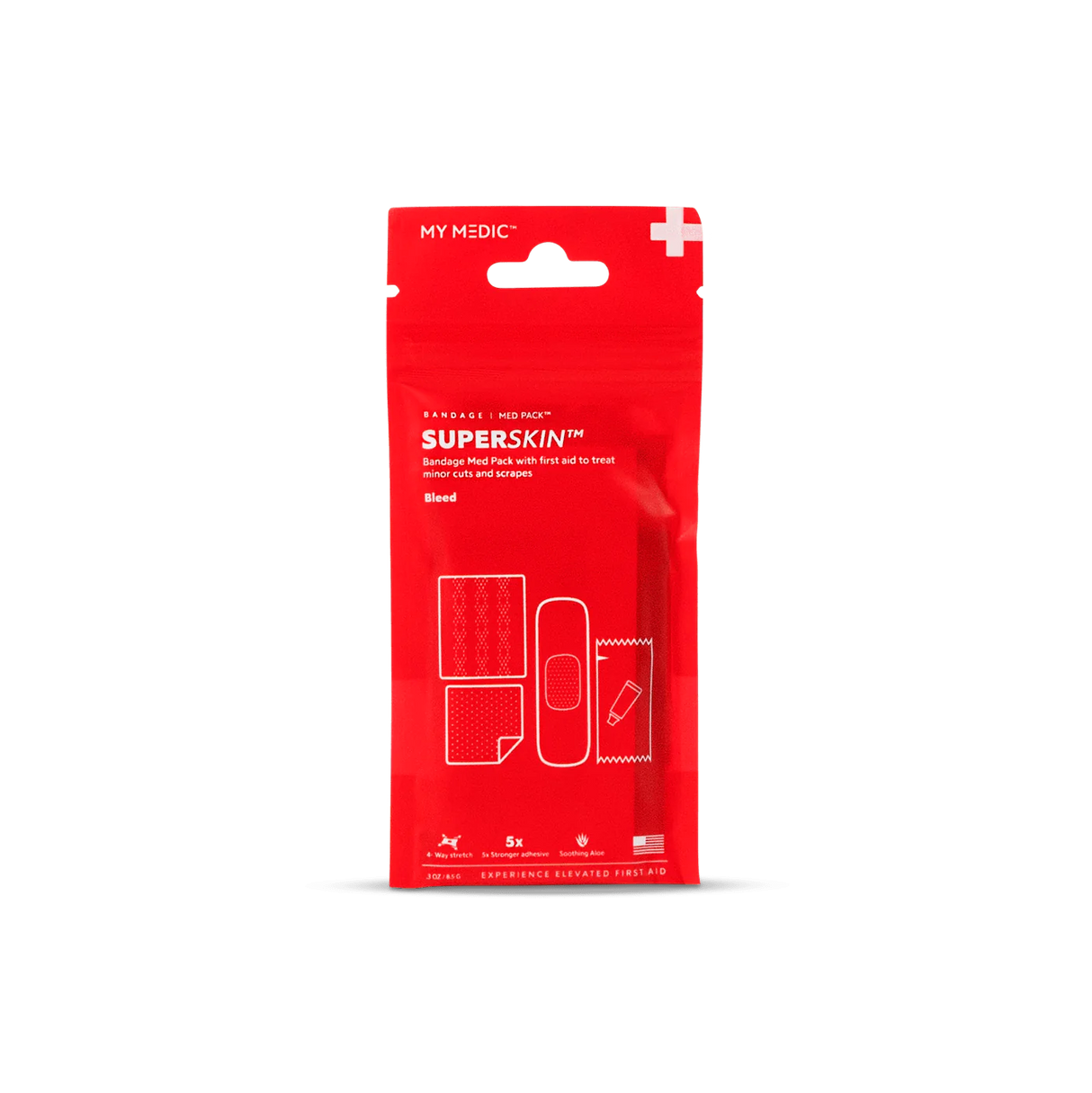 MY MEDIC - SuperSkin® Bandage 10-Pack Compact First Aid Solution