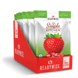 ReadyWise - 6 CT Case Simple Kitchen Organic FD Strawberries