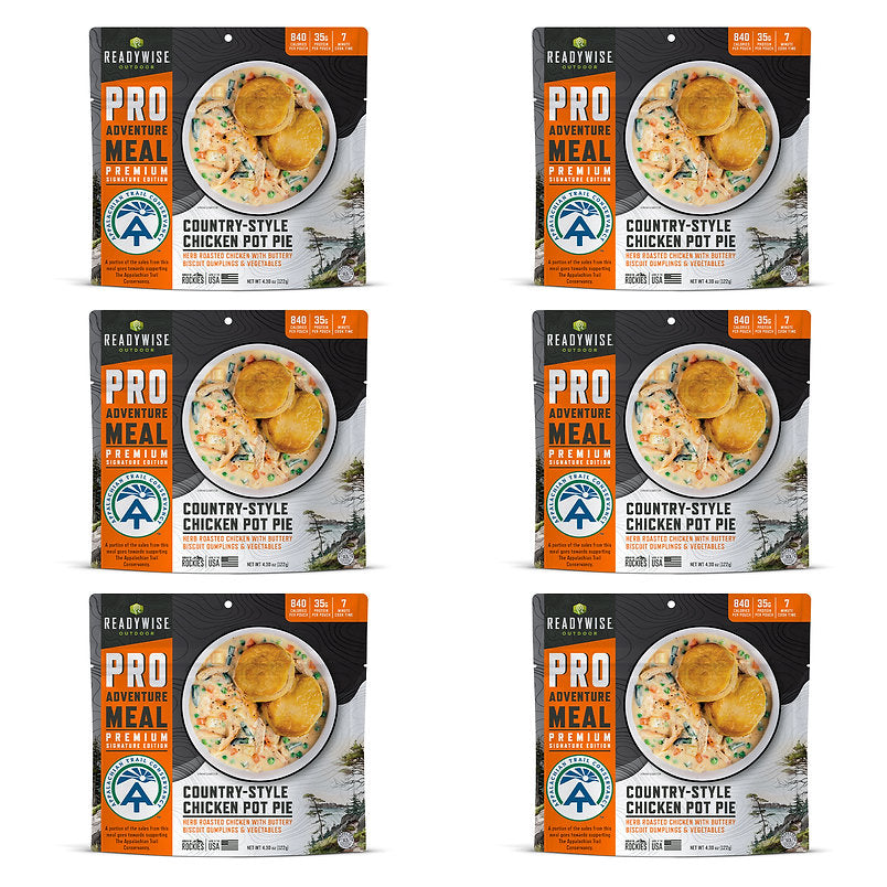 ReadyWise - 6 CT ReadyWise Pro Adventure Meal Classic Chicken Pot Pie