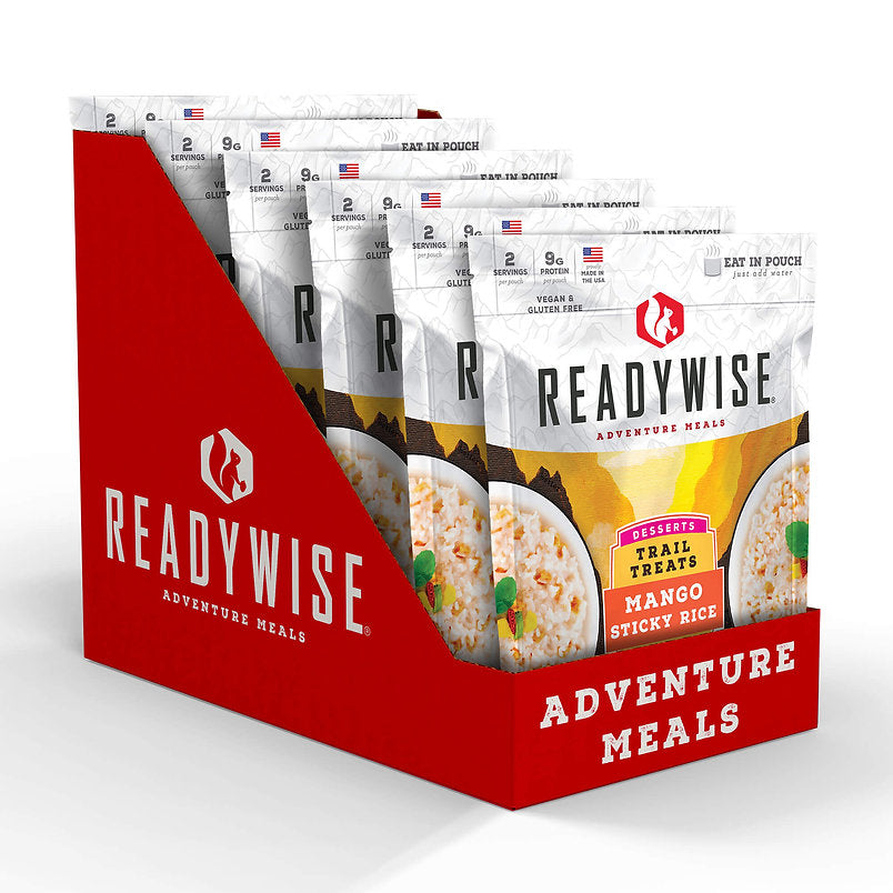 ReadyWise - 6 CT Case Trail Treats Mango Sticky Rice