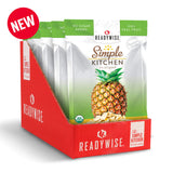 ReadyWise - 6 CT Case Simple Kitchen Organic FD Pineapple