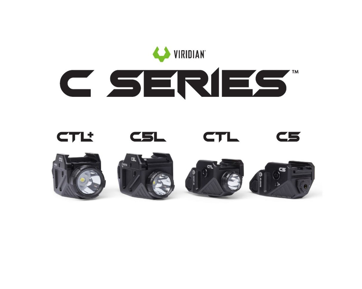 Viridian Weapon Technologies - C5L Green Laser Sight and Tactical Light: Compact, Rechargeable, and Feature-Packed