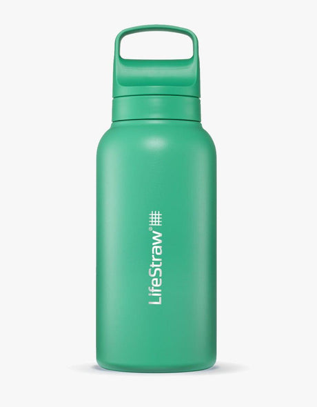 LifeStraw - Go Series Stainless Steel 1L — Cactus Green