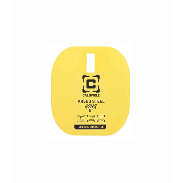 Caldwell - AR500 5" Yellow Steel Target