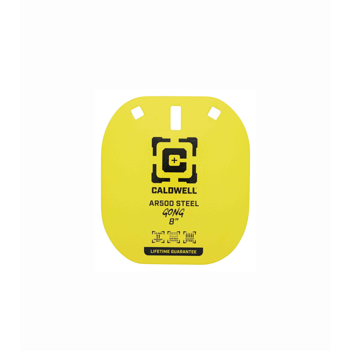 Caldwell - AR500 8" Yellow Steel Target
