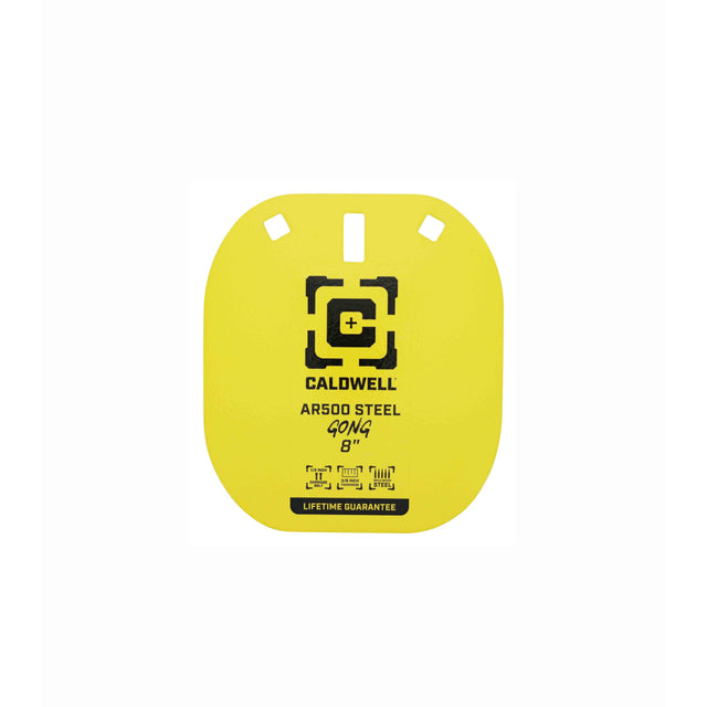 Caldwell - AR500 8" Yellow Steel Target