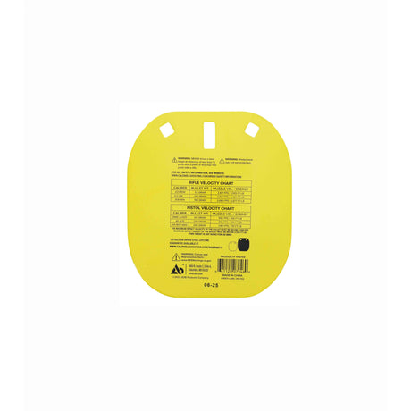 Caldwell - AR500 8" Yellow Steel Target