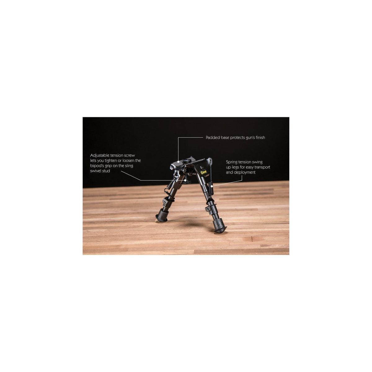 Caldwell - XLA 6"-9" Bipod Fixed - Black