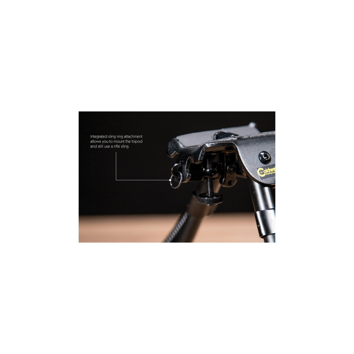 Caldwell - XLA 6"-9" Bipod Fixed - Black