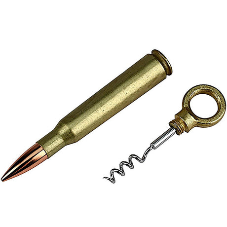 Caliber Gourmet - 50 Caliber Bullet Corkscrew - Gold