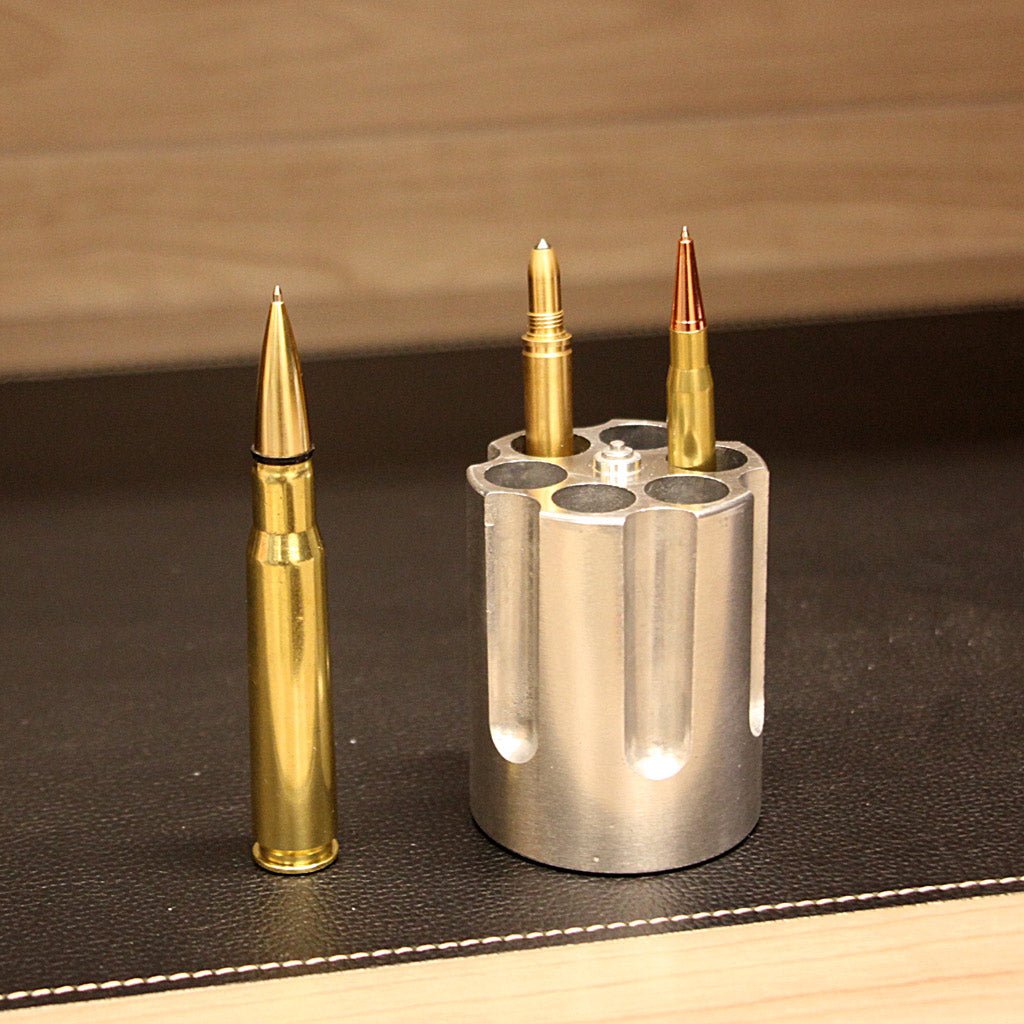 Caliber Gourmet - Gun Cylinder Revolver Pen Holder
