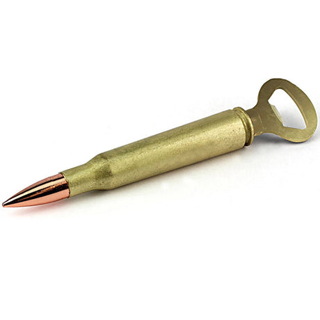 Caliber Gourmet - 50 Caliber Bottle Opener, Stainless Steel, Gold