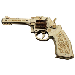 Caliber Gourmet - Revolver Wood Puzzle Gun Kit