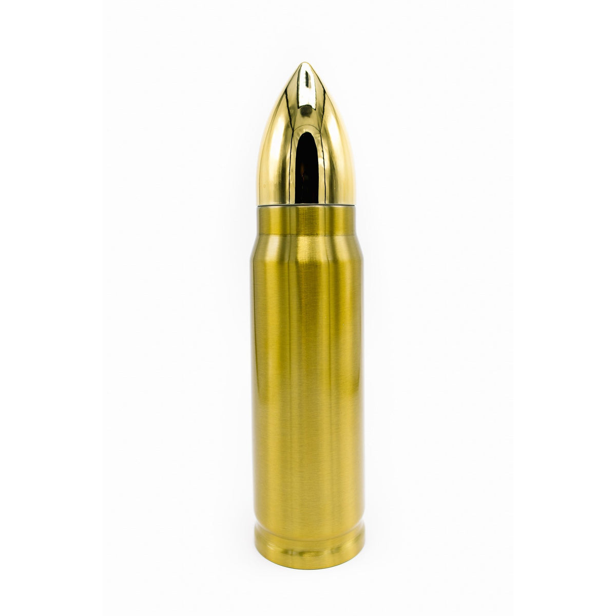 Caliber Gourmet - Bullet Thermo Bottle, 17 oz, Gold