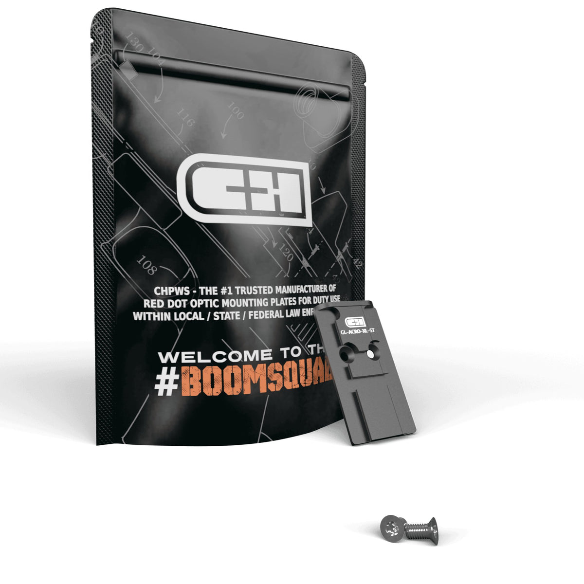 C&H Precision - V4 MIL/LEO Adapter for Aimpoint ACRO, Glock MOS