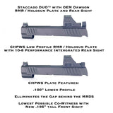 C&H Precision - STACCATO DUO to Trijicon RMR/SRO Optic Plate