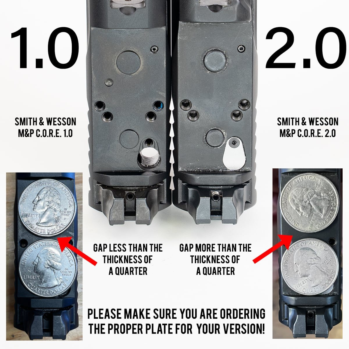 C&H Precision - S&W M2.0 CORE to Holosun EPS Mount