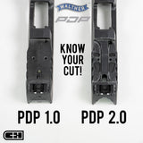 C&H Precision - Walther PDP 2.0 Optic Mount for Trijicon/Holosun