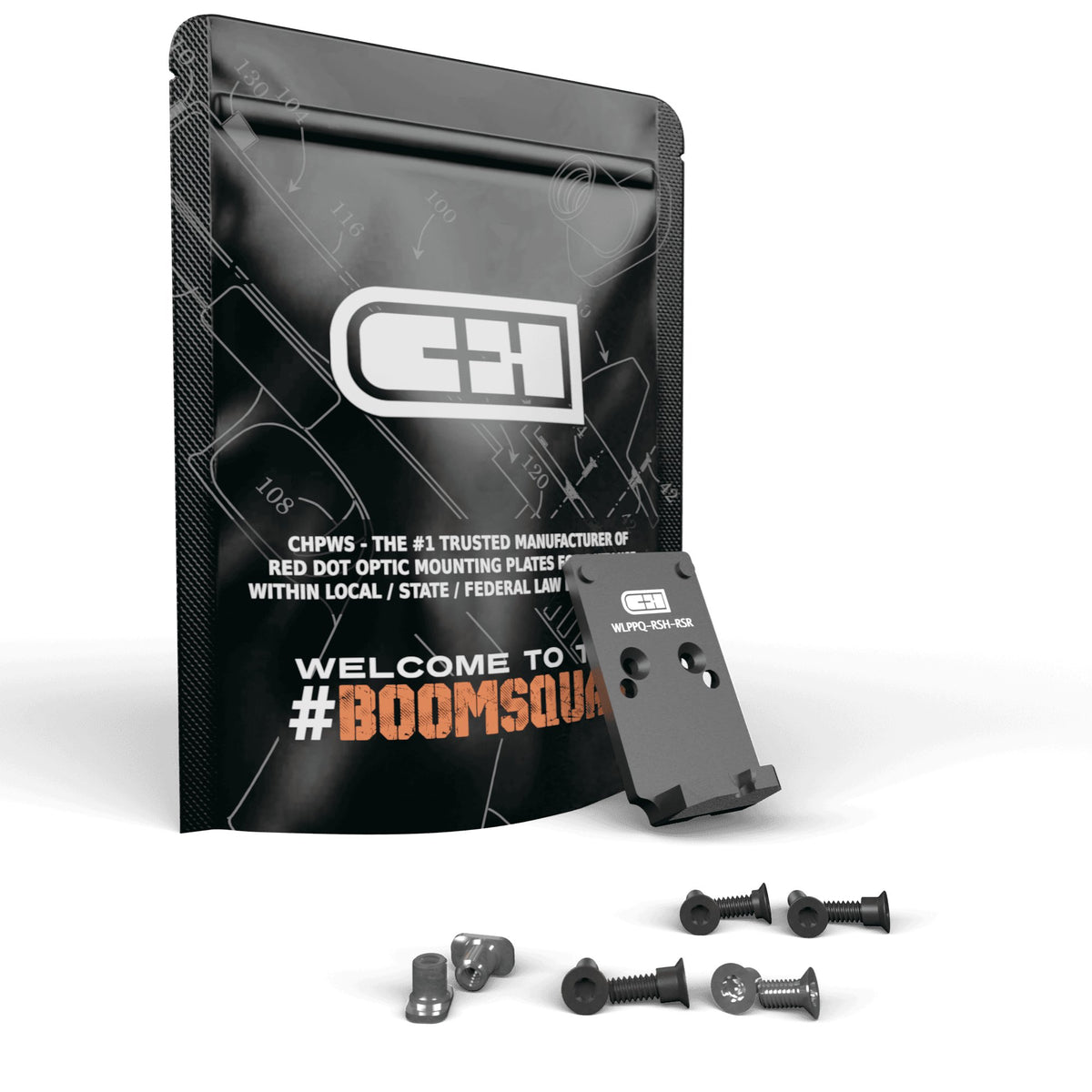 C&H Precision - Optic Mount for Walther PPQ/Q4/Q5 - Black