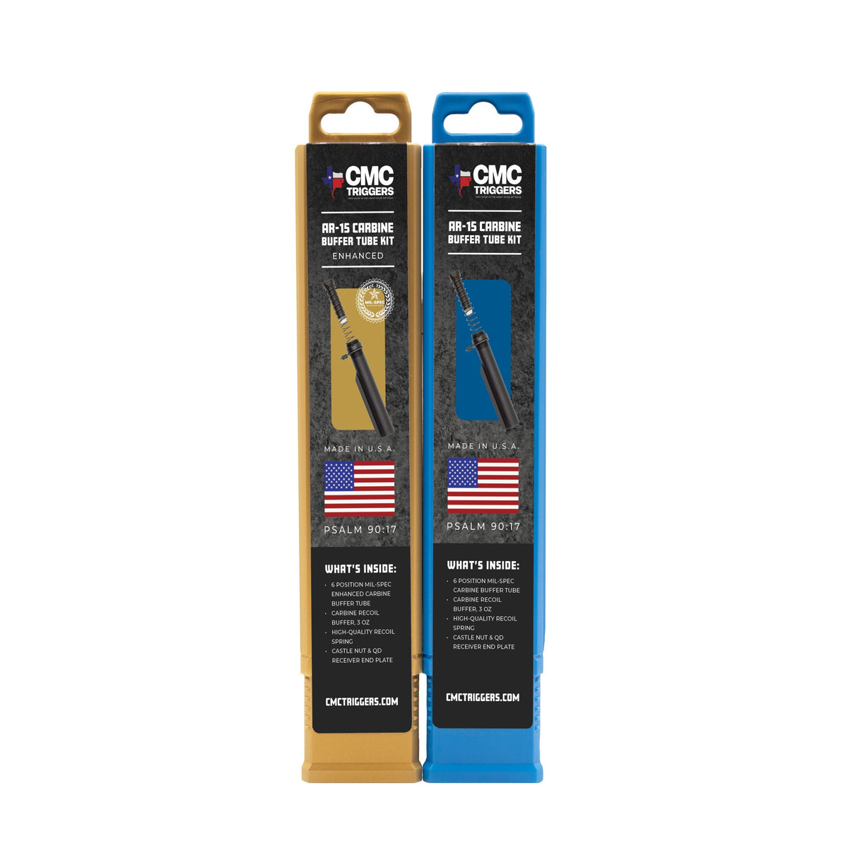 CMC Triggers - AR-15 Carbine Buffer Tube Kit - Mil-Spec Enhanced QD