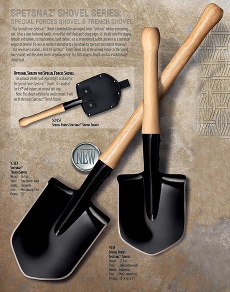 Cold Steel – Spetsnaz Special Forces Shovels (Standard & Trench Models)