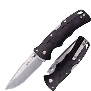 Cold Steel - Verdict Spear Point Folding Knife - Black