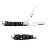 Cold Steel - Mini Trapper Folding Knife with Jigged Bone Handle