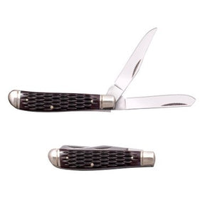 Cold Steel - Mini Trapper Folding Knife with Jigged Bone Handle