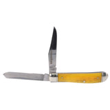 Cold Steel - Mini Trapper Folding Knife with Yellow Bone Handle