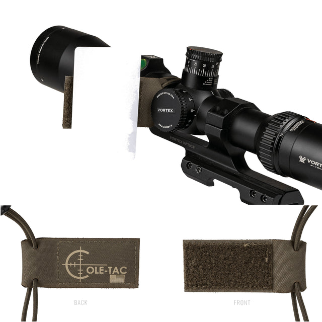 Cole-TAC - Cheat Sheet V2 Scope Accessory - Ranger Green