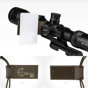 Cole-TAC - Cheat Sheet V2 Scope Accessory - Ranger Green
