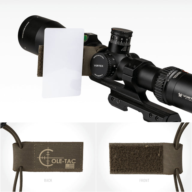 Cole-TAC - Cheat Sheet V2 Scope Accessory - Ranger Green