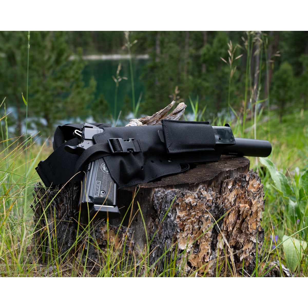 Cole-TAC - Varmint XL Chest Holster - Black MultiCam, Right
