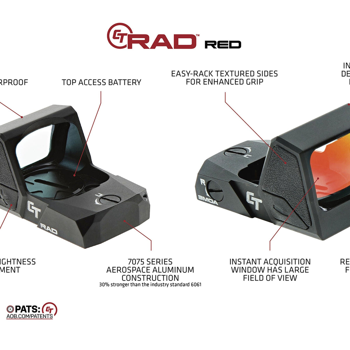 Crimson Trace - CT RAD Red Dot Sight for Full-Size Pistols