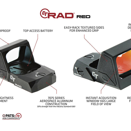 Crimson Trace - CT RAD Red Dot Sight for Full-Size Pistols