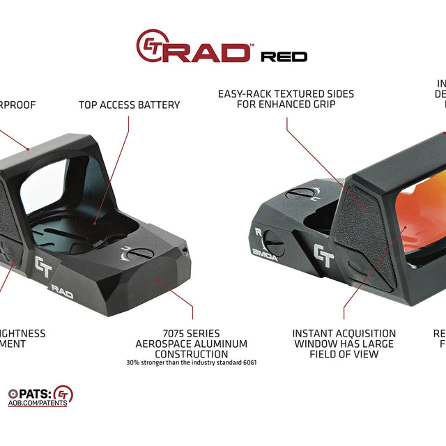 Crimson Trace - CT RAD Red Dot Sight for Full-Size Pistols