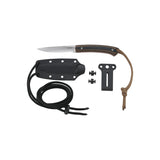 Columbia River Knife & Tool - Biwa Brown Fixed Blade Knife