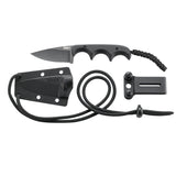 Columbia River Knife & Tool - Minimalist Black Fixed Blade Knife