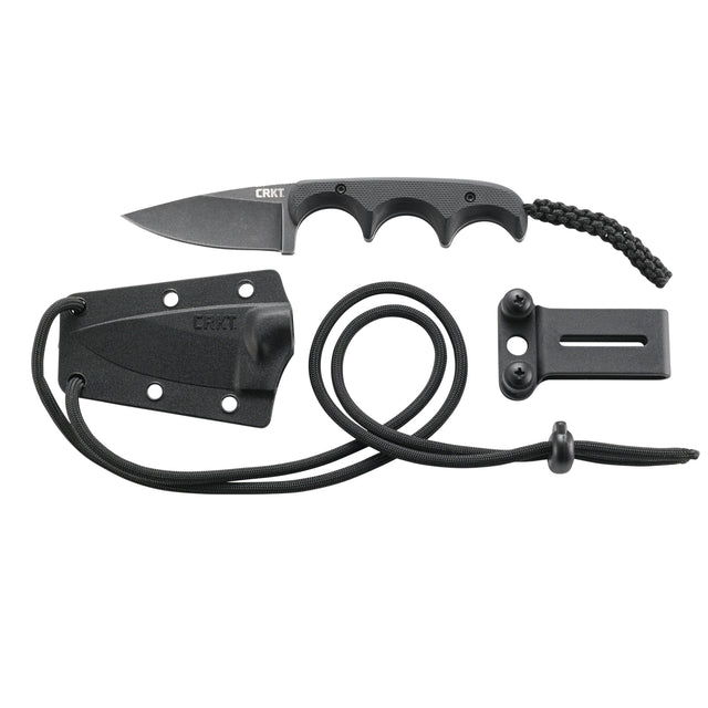 Columbia River Knife & Tool - Minimalist Black Fixed Blade Knife