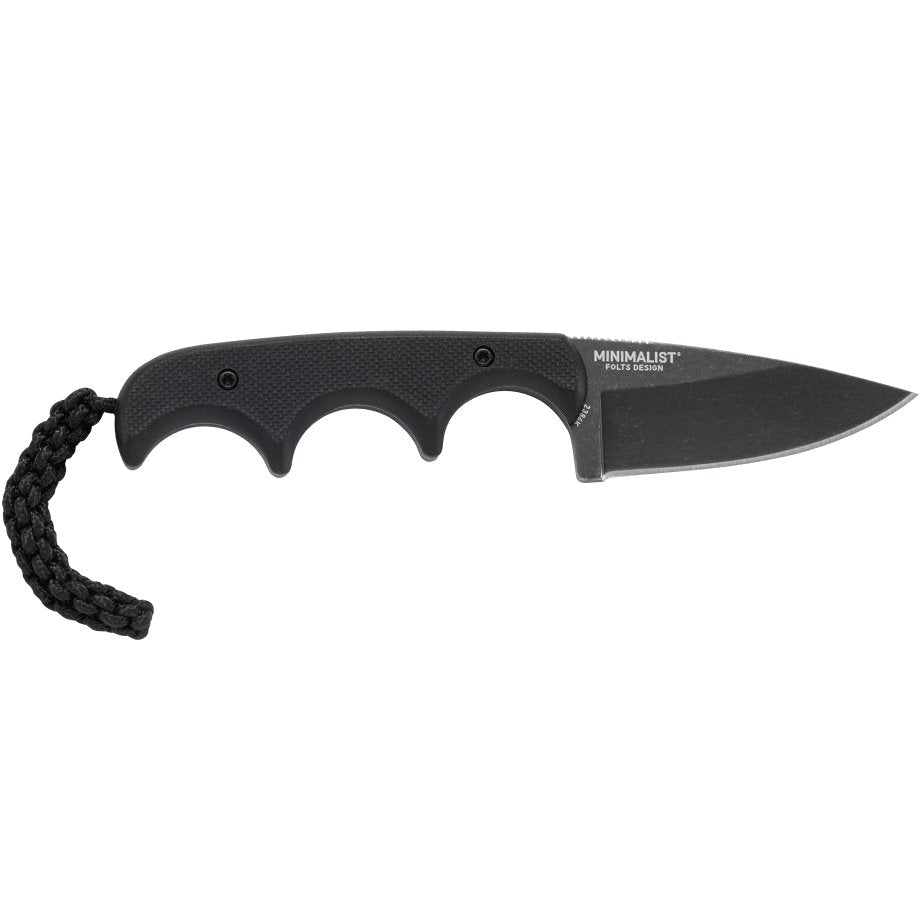 Columbia River Knife & Tool - Minimalist Black Fixed Blade Knife