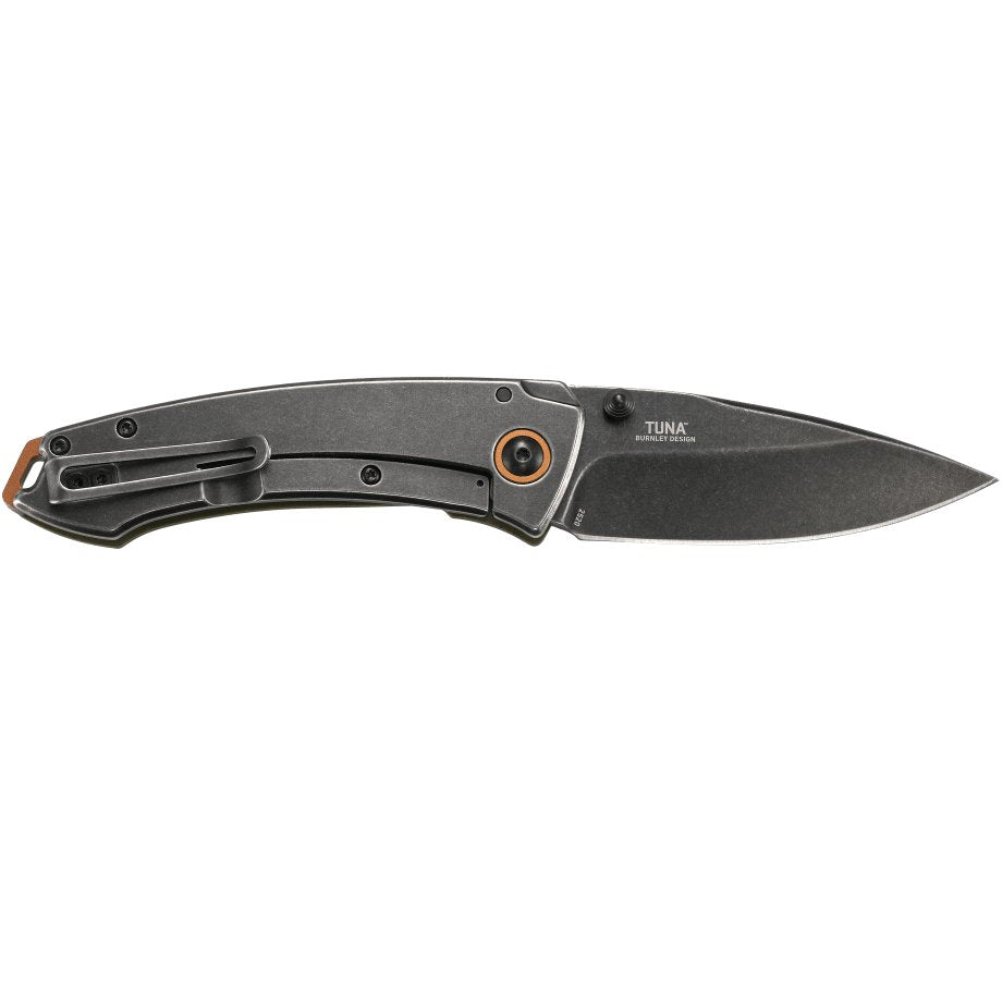 Columbia River Knife & Tool - Tuna OD Green Folding Knife — view 2
