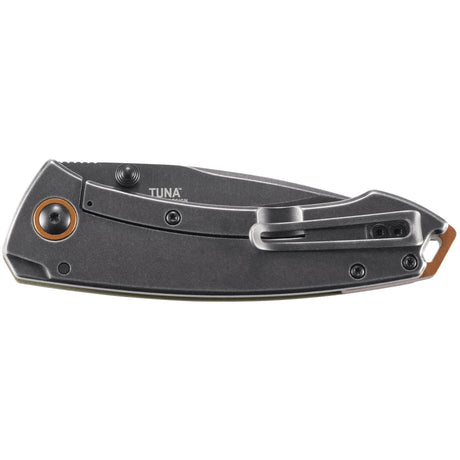 Columbia River Knife & Tool - Tuna OD Green Folding Knife — view 3