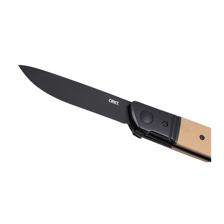 CRKT - Bamboozled Brown Assisted Folding Knife with Liner Lock