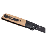 CRKT - Bamboozled Brown Assisted Folding Knife with Liner Lock