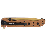Columbia River Knife & Tool - M16-01DZ Desert Tan Folding Knife