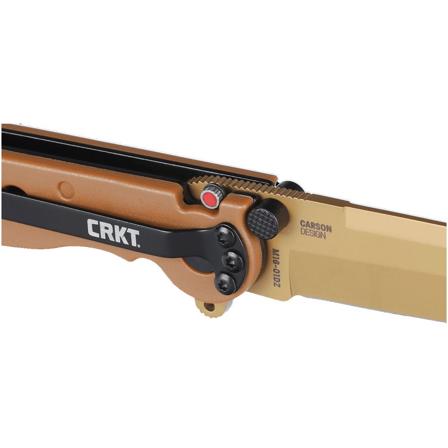 Columbia River Knife & Tool - M16-01DZ Desert Tan Folding Knife