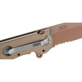Columbia River Knife & Tool - M16 Copper Folding Knife with Liner Lock