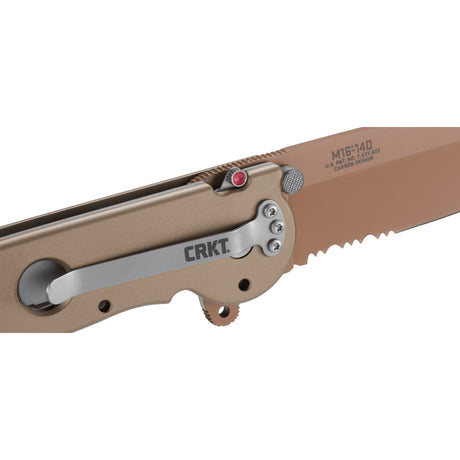 Columbia River Knife & Tool - M16 Copper Folding Knife with Liner Lock