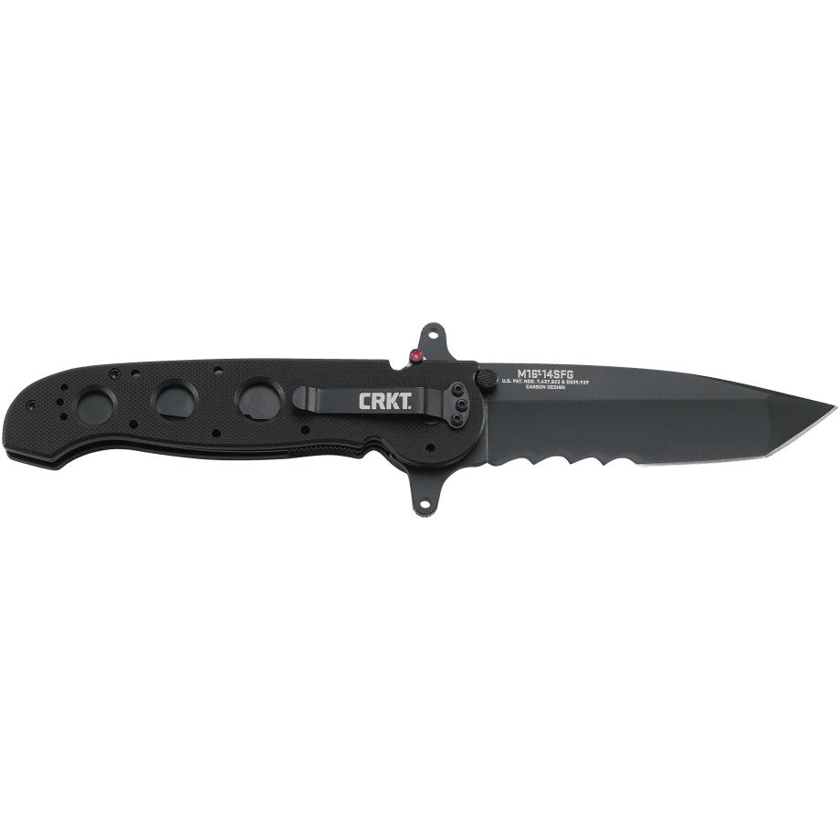 Columbia River Knife & Tool - M16-14SFG Black Folding Knife